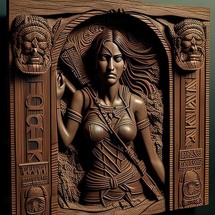 3D model Tomb Raider 3 Adventures of Lara Croft game (STL)